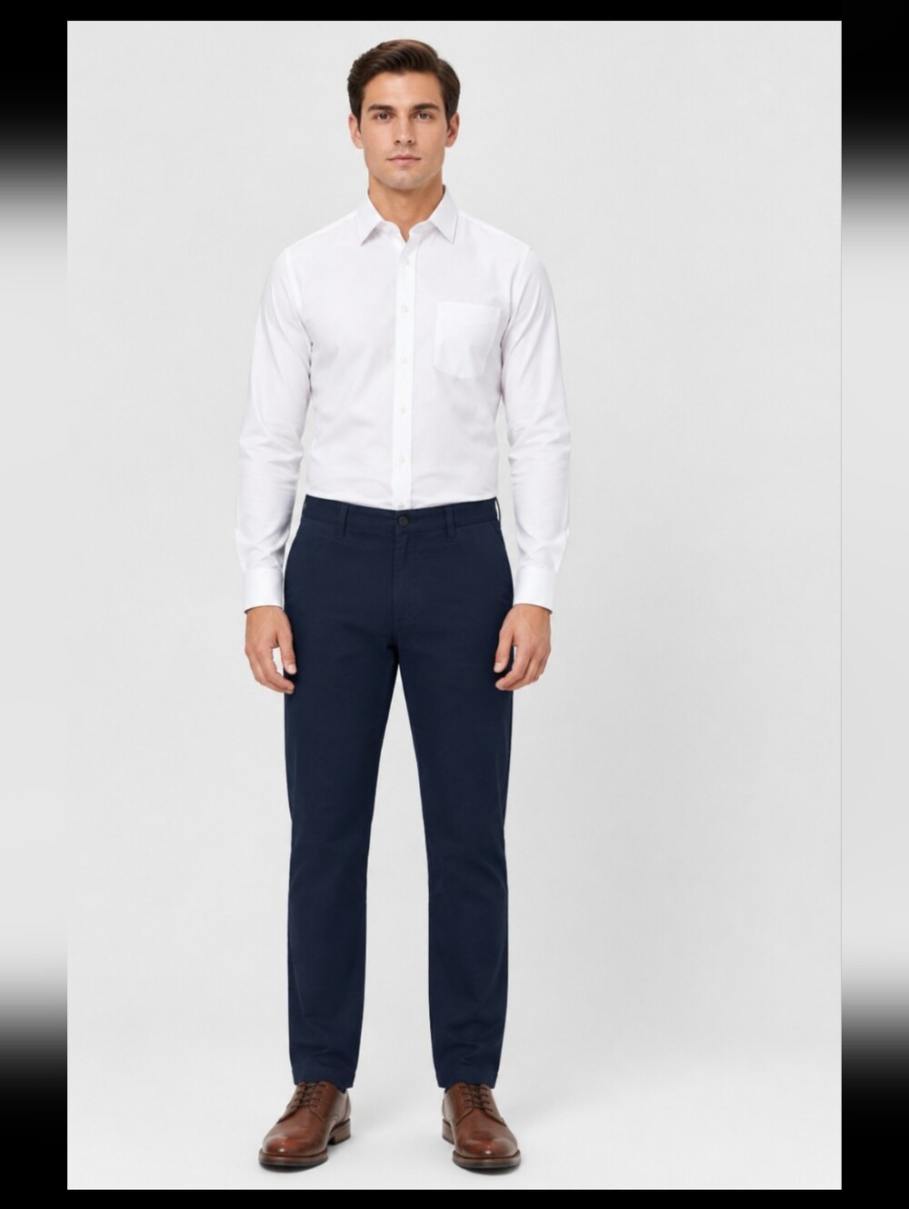 Dockers Signature Khaki Straight Fit Pants 36x34 NWT Navy Flat Front NWT